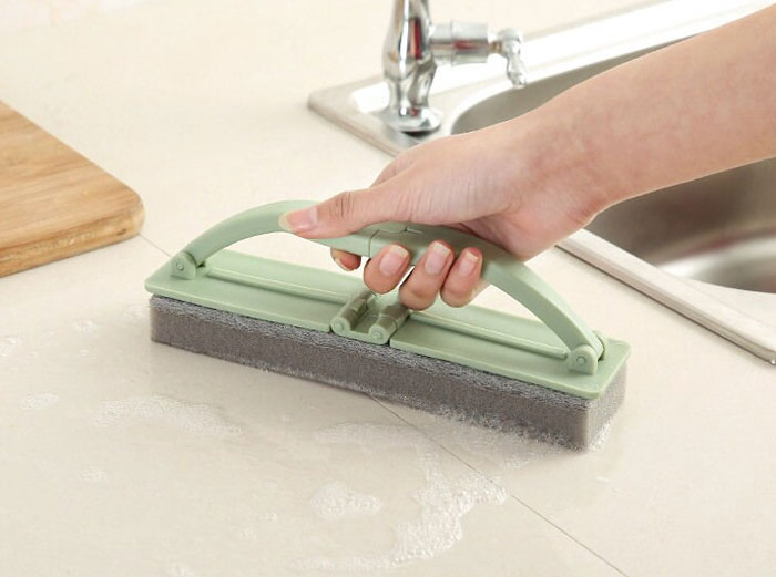 Folding Sponge Cleaner Tools Window Glass Wall Magic Kitchen Cleaning 