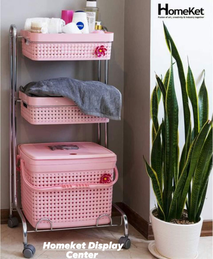 Homeket Maya Bath 3 Tier Basket 5 Homeket Maya Bath 3 Tier Basket