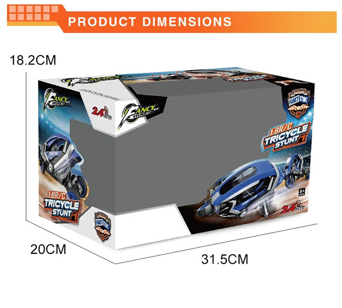 Hot Sale Multi-Funtion 2.4Ghz Long Feet Remote Control Fancy Stunt Cars 1: 26 Rc Monster Car With Led Light