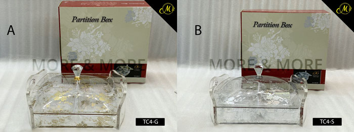 One More Taiwan 4 Partition Box Dry Fruits Tray Box