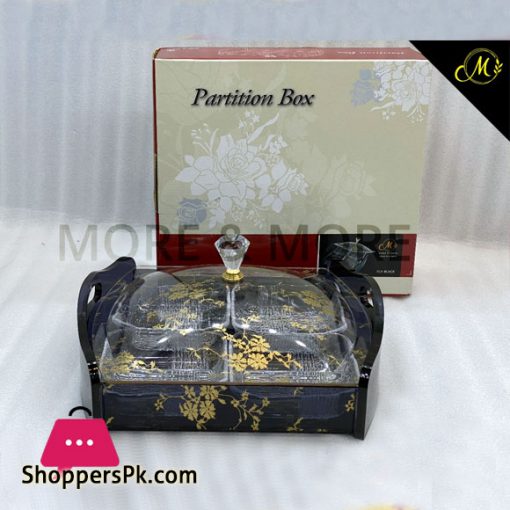 ONE MORE Taiwan 4 Partition Box Dry Fruits Tray Box