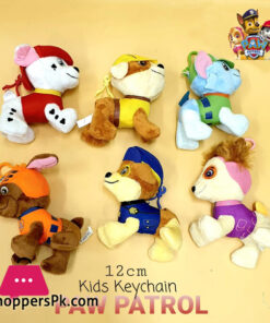 Paw Patrol Plush Toy Pendant Ring Keychain Backpack 12 CM ( Pack of 6 )
