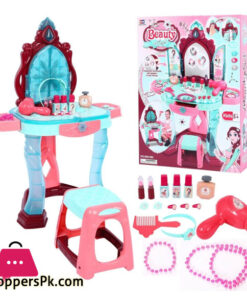 Pretend Play Girls Beauty Dresser Table + Fashion & Makeup Accessories Kids