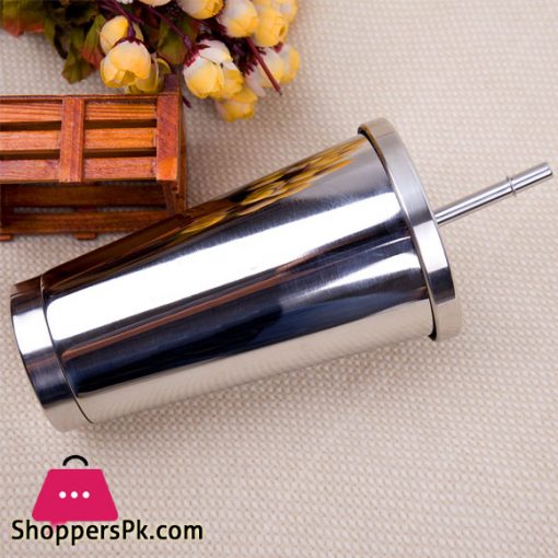 16 Oz Stainless Steel Tumbler in Classic Silver or Bright Colors! Includes Drinking Straw and Screw Top Lid