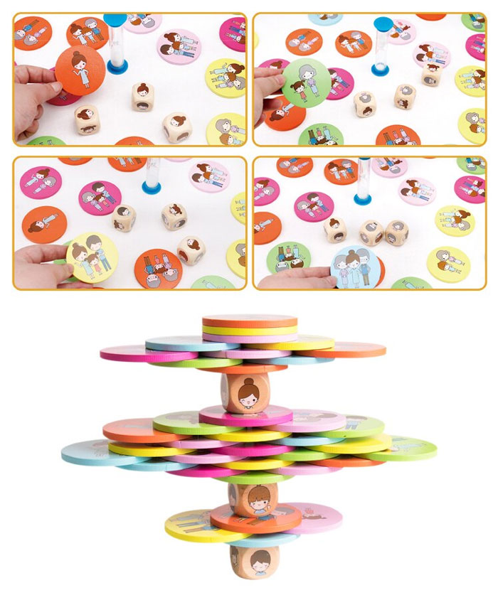Super Match Wood Puzzle Bang Desktop Memory Cartoon Pattern Match Game