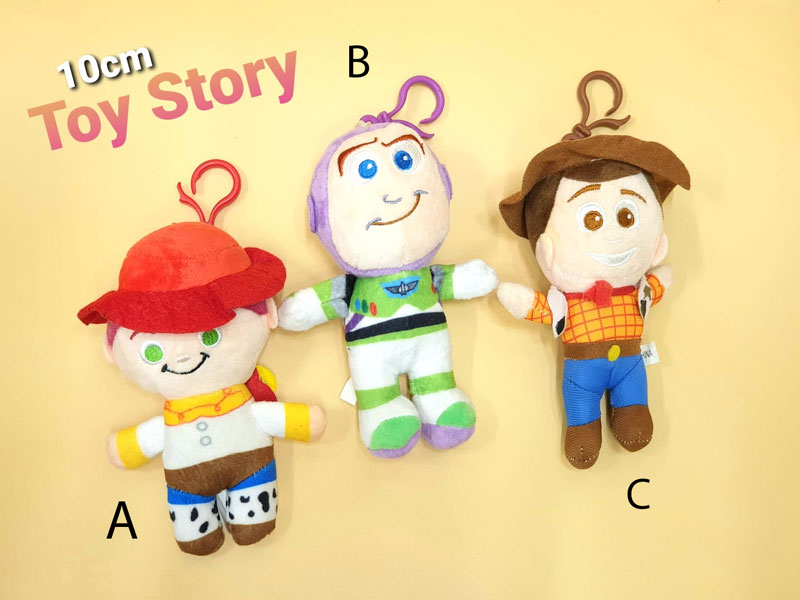 Toy Story Plush Toy Pendant Ring Keychain Backpack 10 Cm 4 Toy Story Plush Toy Pendant Ring Keychain Backpack 10 Cm