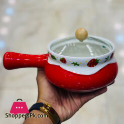 Vintage Ceramic Soup Bowls handle Casserole Dishes with Lids 5 Inch