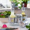 Ziba Sazan Cycle Design Oil Vinegar Salt and Pepper Set of 4 - Iran Made