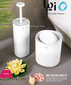 Ziba Sazan Benis Bucket and Toilet Brush Set Iran Made