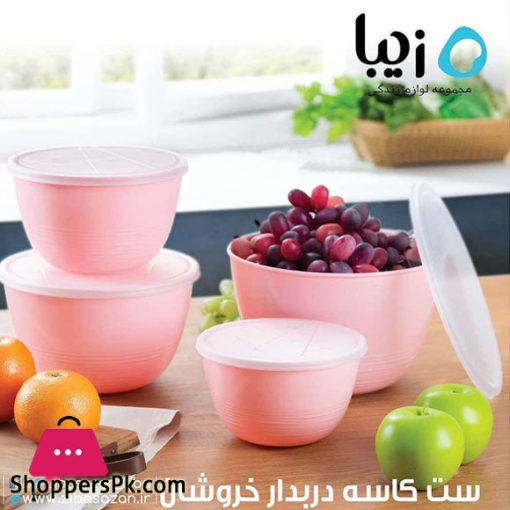 Ziba Sazan Plastic Bowls 4 Piece Set