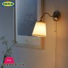 ARSTID Wall lamp with LED Bulb Nickel Plated White
