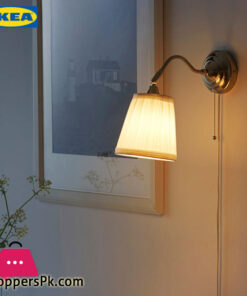 ARSTID Wall lamp with LED Bulb Nickel Plated White