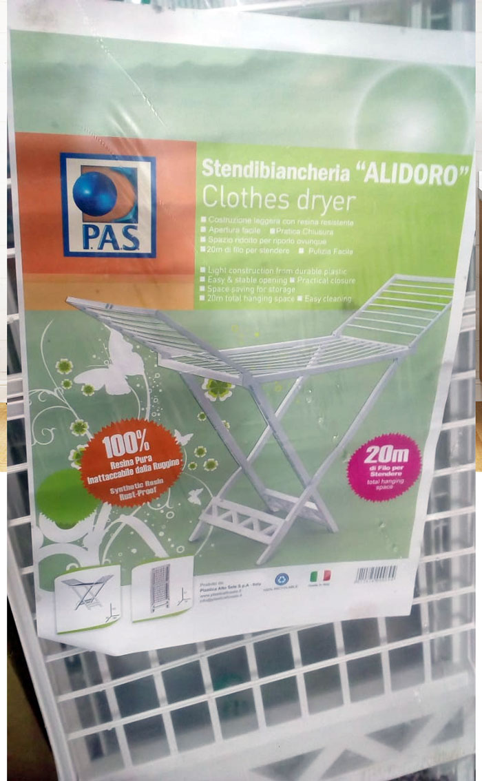 Alidaro Pellicano Expendable Clothes Dryer 20M Italy Made