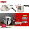 Alpha Stainless Steel Pressure Cooker With Steamer 7 - Liter