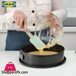 IKEA BAKGLAD Rubber Spatula Beige Blue