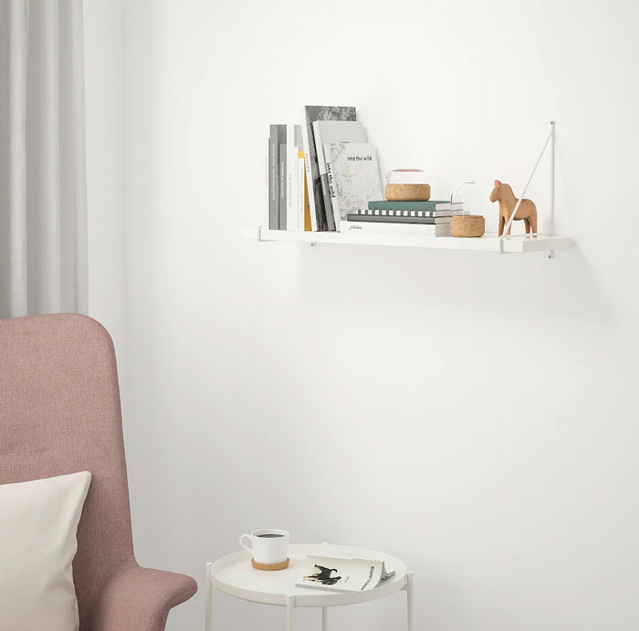 Ikea Bergshult Pershult Wall Shelf 80 X 20 Cm