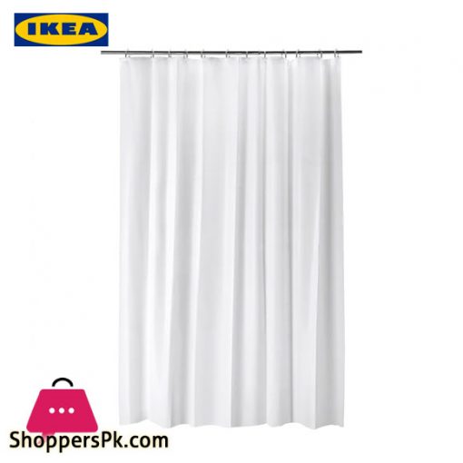 Ikea BJARSEN Shower Curtain white - 71 x 79 Inch