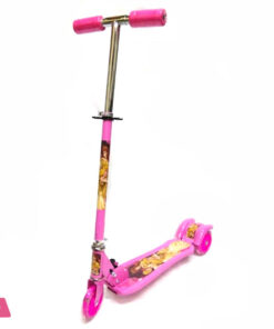 Barbie Metal Scooty 3 Wheel with Light