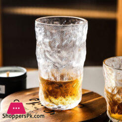 Creative Hammer Glass Tumbler Bark Frosted Glass - 73713 (Set of 6)