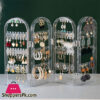 Foldable Acrylic Earring Stand Bracelet Stand Necklace Organizer Jewelry Organizer