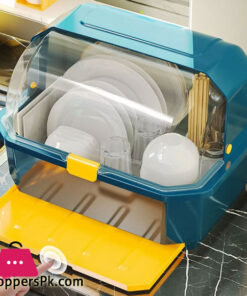 Kitchen Storage Dish Drain Rack Drain Rack with Cover