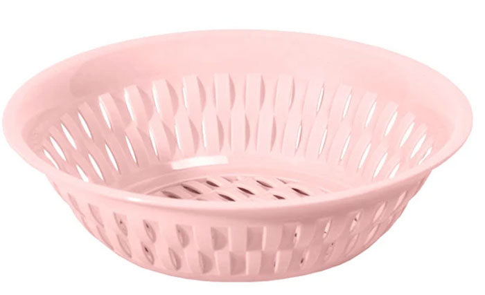 Limon Fruit Basket Round Bamboo Design Iran Made