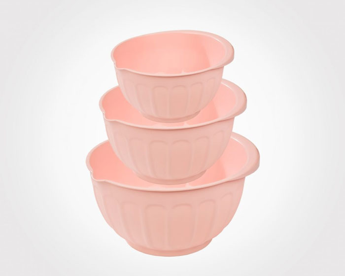 Limon Non-Slip Mixing Bowl Set Of 3 - Iran Made