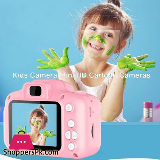 Mini Digital Camera Toys for Kids 2 Inch HD Screen chargeable Photography Props Cute Baby Child Birthday Gift Outdoor Game