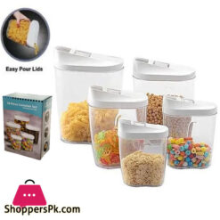 Nesting Food Container Set with Easy Pour Lids