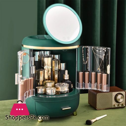 New Arrival Makeup Organizer Cosmetic Organizer Box Mirror Makeup Storage Box