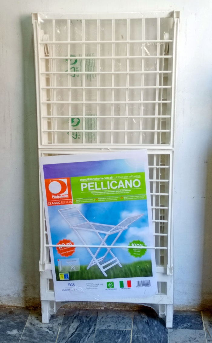 Alidaro Pellicano Expendable Clothes Dryer 20M Italy Made