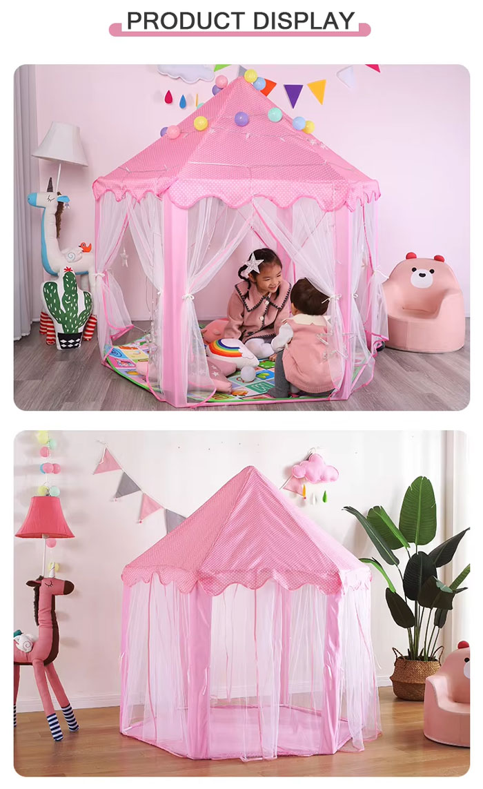 Shopino Princess Castle Indoor Outdoor Fairy House Kids Play Tent 12 Shopino Princess Castle Indoor Outdoor Fairy House Kids Play Tent