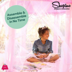 Shopino Princess Castle Indoor Outdoor Fairy House Kids Play Tent 11 Shopino Princess Castle Indoor Outdoor Fairy House Kids Play Tent