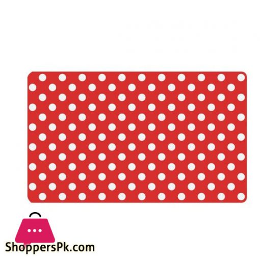 Red and White Polka Dots Doormat Rug Home Decor Floor Mat Bath Mat 60 x 40 cm