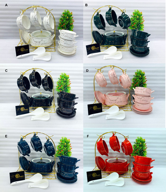 Soup Set 22 Pcs ( 6 Person Serving ) - 2800