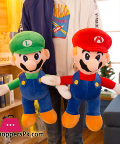 Super Mario Bros Luigi Stuffed Toy 30 CM