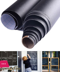 Wall Sticker Chalk Board Black Board Removable Chalkboard Wallpaper (60 cm x 2 Meter)