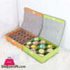 24 Grid Storage Box Multi-Size Ties Socks Underwear Closet Organizer Folding Dividing Box Home Storage &Amp; Organization