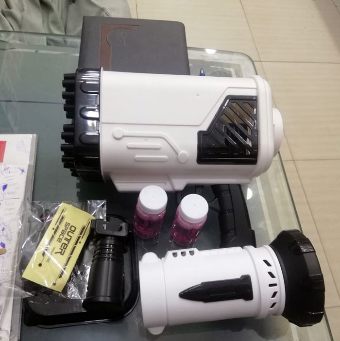 52-Hole Bubble Machine Bubble Rocket Launcher Toy Bubble Gun