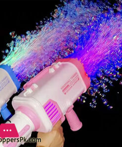 52-Hole Bubble Machine Bubble Rocket Launcher Toy Bubble Gun