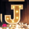 A-Z Wooden Alphabet Letter With Led Lights 1Pcs