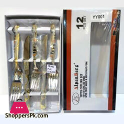 ALPENBURG High Quality 12 Pcs Fruit Knife + Fork Germany Made #YY001