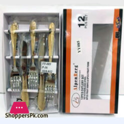 ALPENBURG High Quality 12 Pcs Fruit Knife + Fork Germany Made #YY085