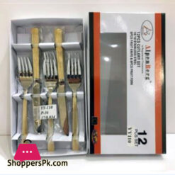ALPENBURG High Quality 12 Pcs Fruit Knife + Fork Germany Made #YY110