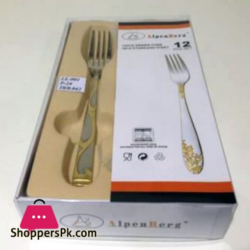 ALPENBURG Table Fork 12 Pcs Germany Made #LL001