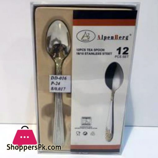 ALPENBURG Tea Spoon 12 Pcs Germany Made #DD016