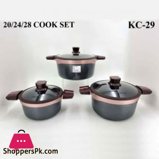 Alpenburg Cookware Set Coper Germany Made - 6 Pcs #KC29