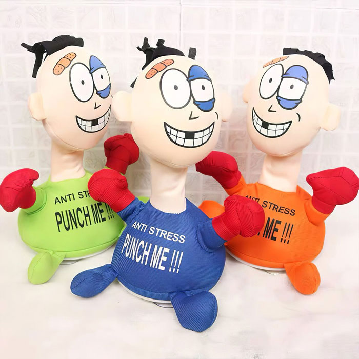 Anti-Stress Punch Me !! 25Cm Electric Plush Toy