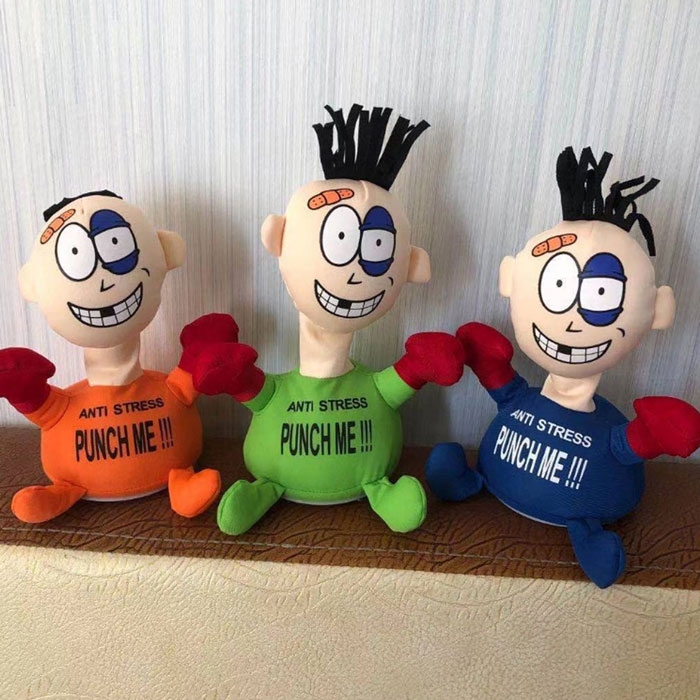 Anti-Stress Punch Me !! 25Cm Electric Plush Toy