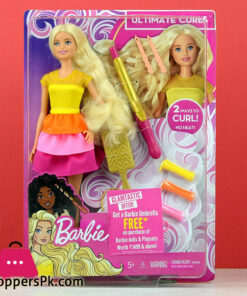 BARBIE Ultimate Curls Doll and Playset  (Multicolor)